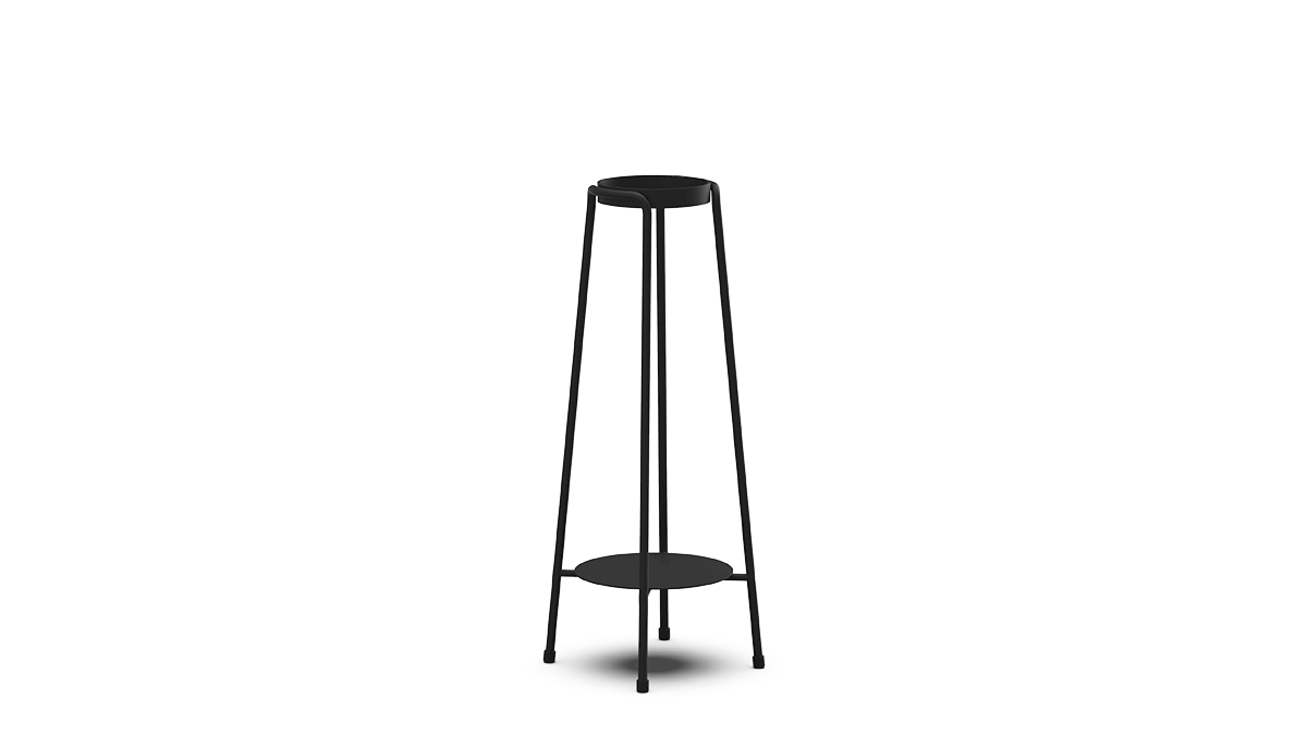 Patio Accessory Stand Ø14 + Wine Cooler - Indoor/outdoor Accessory Stand and insulated Wine Cooler