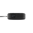Portable SACKit Go 300 Care Bluetooth speaker and radio in sleek Danish design with fabric cover and leather logo.