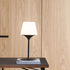 Powder-coated stainless steel Aalborg Lamp Base with frostproof opal glass for indoor and outdoor use