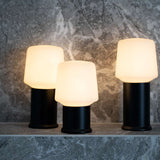 Black Ambience Lamp Intelligent+ with London base in mixed sizes, sleek outdoor lighting design