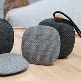 Chrome X fabric front panel for WOOFit Go speaker in a sleek rectangular shape.