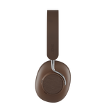 Brown over-ear Touch 310 headphones with PU leather and polyester textile materials.
