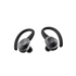 Wireless Active 200 earbuds with charging case in black and gray on a white background
