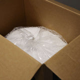 Box of 100-liter refill EPS beads for bean bags, white and lightweight material.