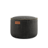 Black water-repellent elastic cover designed for Cobana Pouf, protecting it from wind and weather.