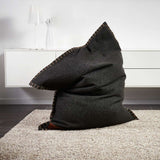 Cobana Grey beanbag chair with durable, water-repellent fabric in a relaxed indoor setting