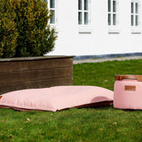 Cobana Beanbag in Cobana Grey, large indoor and outdoor bean bag chair with durable fabric and linen stitches