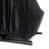 Black water-repellent stretchable cover for SACKit Cobana Hammock with elastic top and reinforced sides
