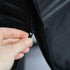 Black water repellent stretchy cover for SACKit Cobana Hammock with elastic top and reinforced sides