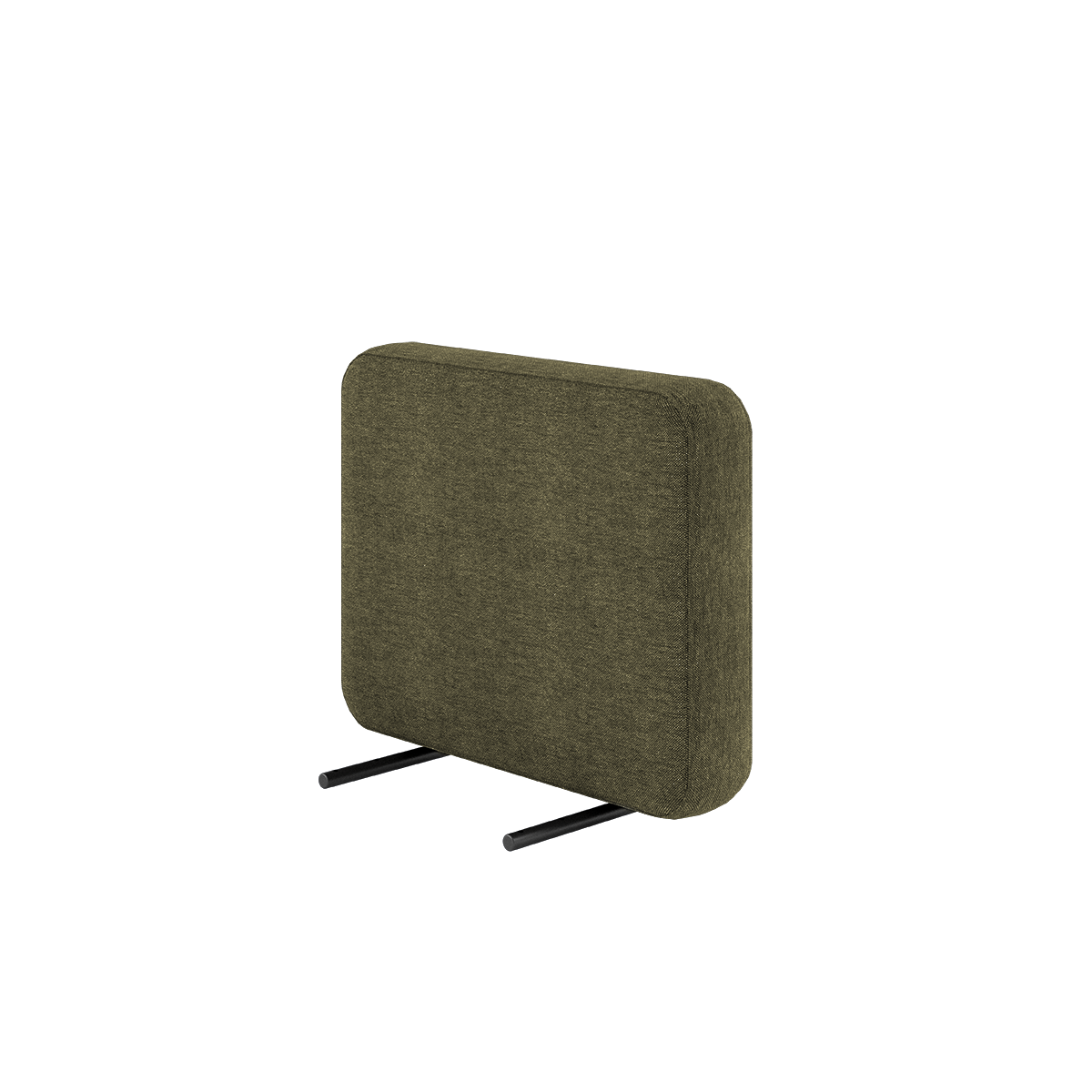 Cobana Lounge Sofa armrest module in Kirra Olive with powder-coated aluminum frame and eco-certified textile upholstery.