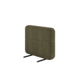 Cobana Lounge Sofa armrest module in Kirra Olive with powder-coated aluminum frame and eco-certified textile upholstery.