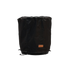 Black water-repellent elastic cover for Patio Serving Table Ø55, designed for winter protection.