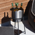 Stainless steel Wine Bucket with a 22 cm diameter, designed to keep drinks cold without condensation.