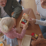 Nordic Bench in oak with Terra Black leather seat and solid wood frame