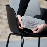 Cobana Sand Melange slipover cushion for Patio Chair no. One with non-slip backing and quick dry foam filling