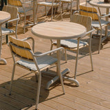 Kirra Noir cushion designed for Kirra Patio Chair with strap, made from olefin textile.