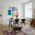 Edge Dining Table made of FSC-certified European oak with a matte lacquered surface and detailed facets