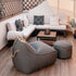 Cobana Lounge Chair - Light Grey (Olefin stitching)