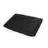 Black water repellent outdoor winter cover for a Soft Sofa lounger by sackit designed to protect outdoor furniture from wind and weather