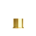 Brass London base for Lamp Intelligent, recycled stainless steel, 5 size, sleek outdoor and indoor lamp base