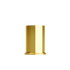 Brass London base for Lamp Intelligent with sleek recycled stainless steel design, 8 size, no lamp attached.