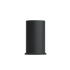 Black powder-coated stainless steel London base for Lamp Intelligent, 10 size, sleek industrial design.