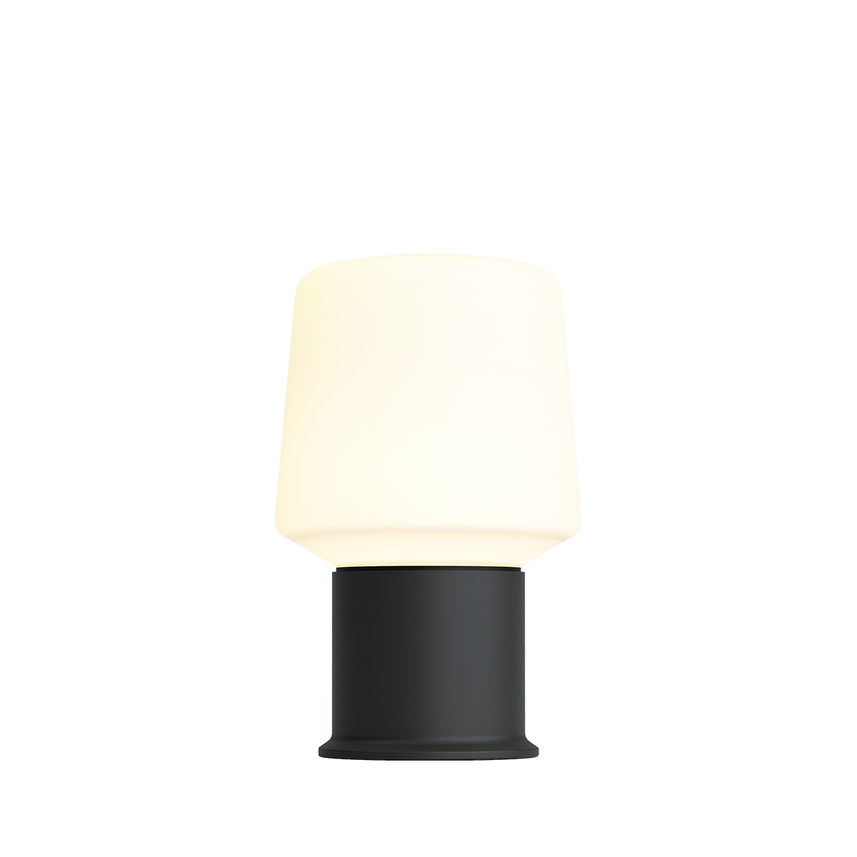 Black Ambience Lamp Intelligent+ with London base, small size, sleek outdoor lamp with Bluetooth control