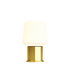 Brass Ambience Lamp Intelligent+ with London base, small size, sleek outdoor lamp with brushed steel finish