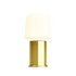 Brass Ambience Lamp Intelligent+ with London base, medium size, sleek outdoor lamp with brushed steel finish
