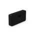Move 150 Bluetooth speaker in steel color with fabric front panel and leather details.