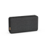Steel-colored Move 150 Bluetooth speaker with Fiord fabric and leather details on a white background