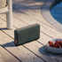 Move 50 Care portable speaker with dual-sided playback and biodegradable frame in a neutral setting