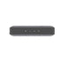 Grey Move 50 Care speaker with biodegradable frame and silicone buttons on a white background