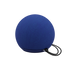 Compact cobalt blue Play Mini Bluetooth speaker with silicone buttons and durable textile cover