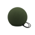 Compact olive green Play Mini Bluetooth speaker with silicone buttons and durable polyester textile cover.