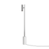 Expo Floor floor lamp with polished aluminum body and solid polished marble base in a minimalist design