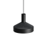 Black Dawn Pendant Ø25 with perforated aluminum shade and built-in light source hanging indoors