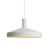 White Dawn Pendant Ø40 with perforated top and kinked edge for directed indoor lighting