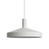White Dawn Pendant Ø40 with perforated aluminum shade and built-in light source hanging indoors
