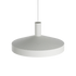 White Dawn Pendant Ø40 with perforated aluminum shade hanging indoors