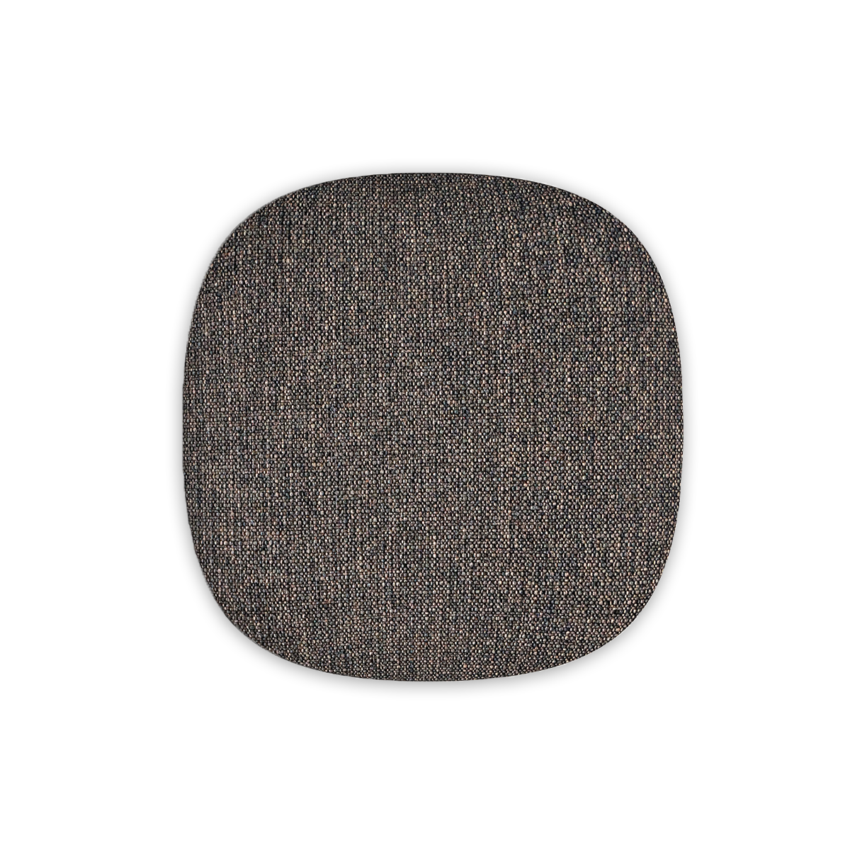 Slate-colored fabric front panel for WOOFit Go speaker with a rectangular shape and soft texture