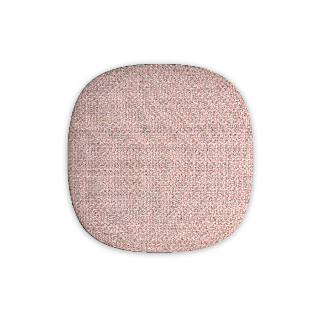 Icy Pink X fabric front panel for WOOFit Go speaker with soft texture and modern design