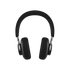 Black Touch 310 over-ear headphones with PU leather and polyester textile, USB-C charging port visible.