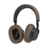 Brown Touch 400 headphones with PU-leather and fabric earcups on a white background