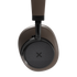 Brown Touch 400 headphones with PU-leather and fabric earcups on a white background