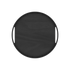 Round natural oak serving tray with subtle handles and a 5 cm rim, made of FSC-certified oak veneer.