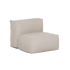 Beige Soft Sofa Outdoor seat module with a frameless shape retaining design for comfortable outdoor lounging by sackit