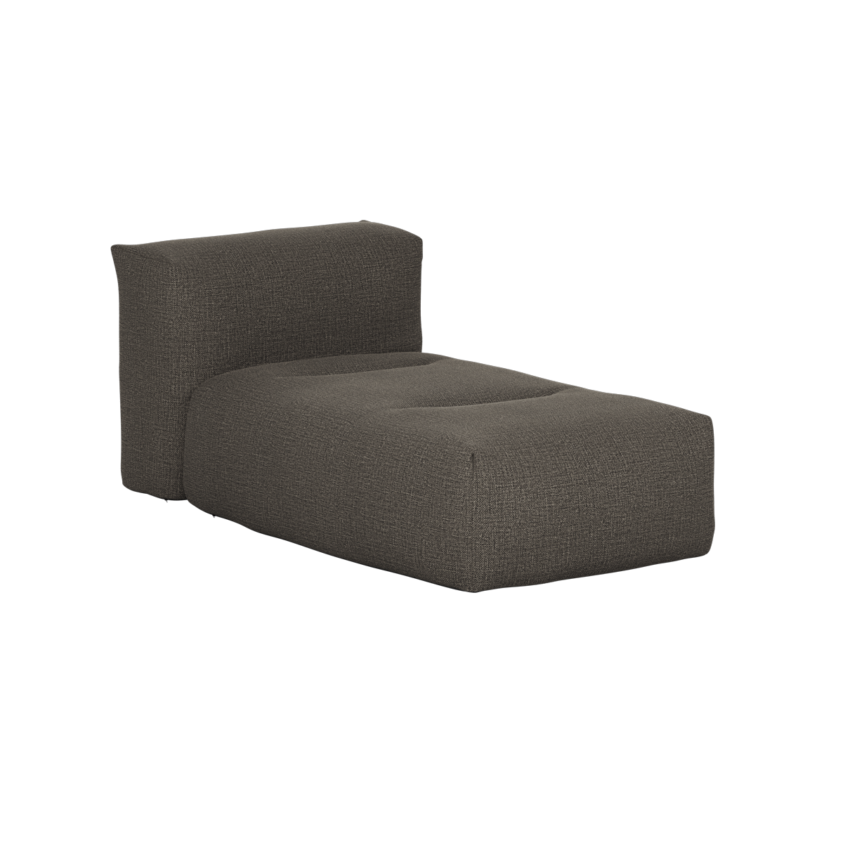 Dark gray sackit Soft Sofa outdoor lounger with a deep cushioned seat and supportive backrest for comfortable Nordic outdoor lounging