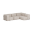 sackit cream four seat outdoor corner sofa with deep cushioned modular seating designed for comfortable Nordic outdoor living