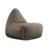 Cobana Lounge Chair in brown olefin fabric with backrest, designed for indoor and outdoor use.
